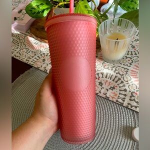 Pink Studded Starbucks Cup